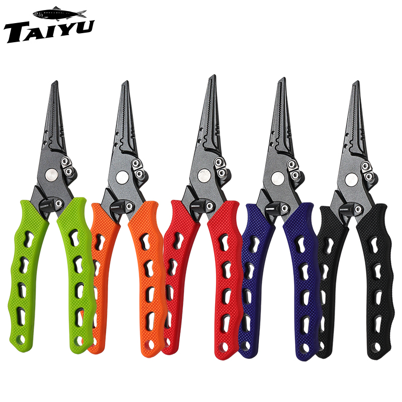 Fishing Equipment Hook - TAIYU 5-color stainless steel lure pliers
