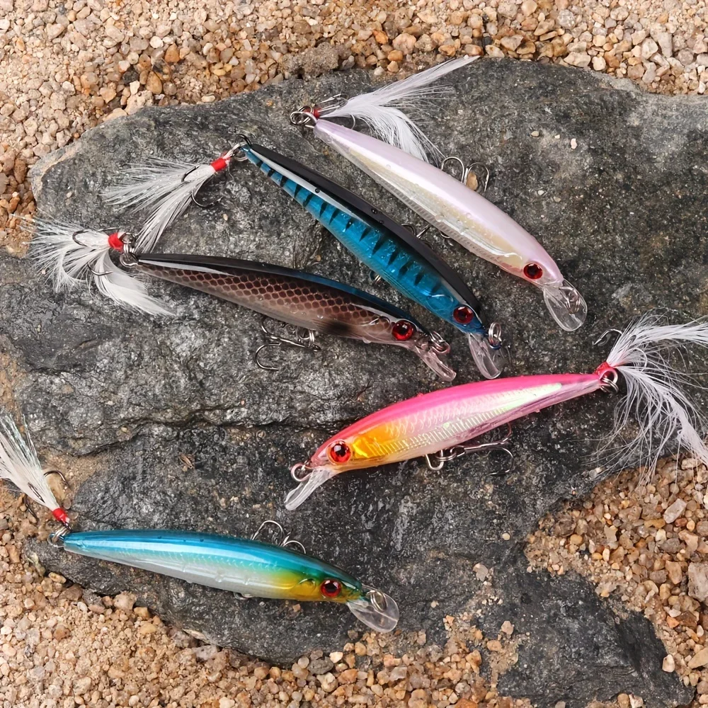 Fishing Equipment Hook - Laser 3D Eyes Bionic Minnow Fishing