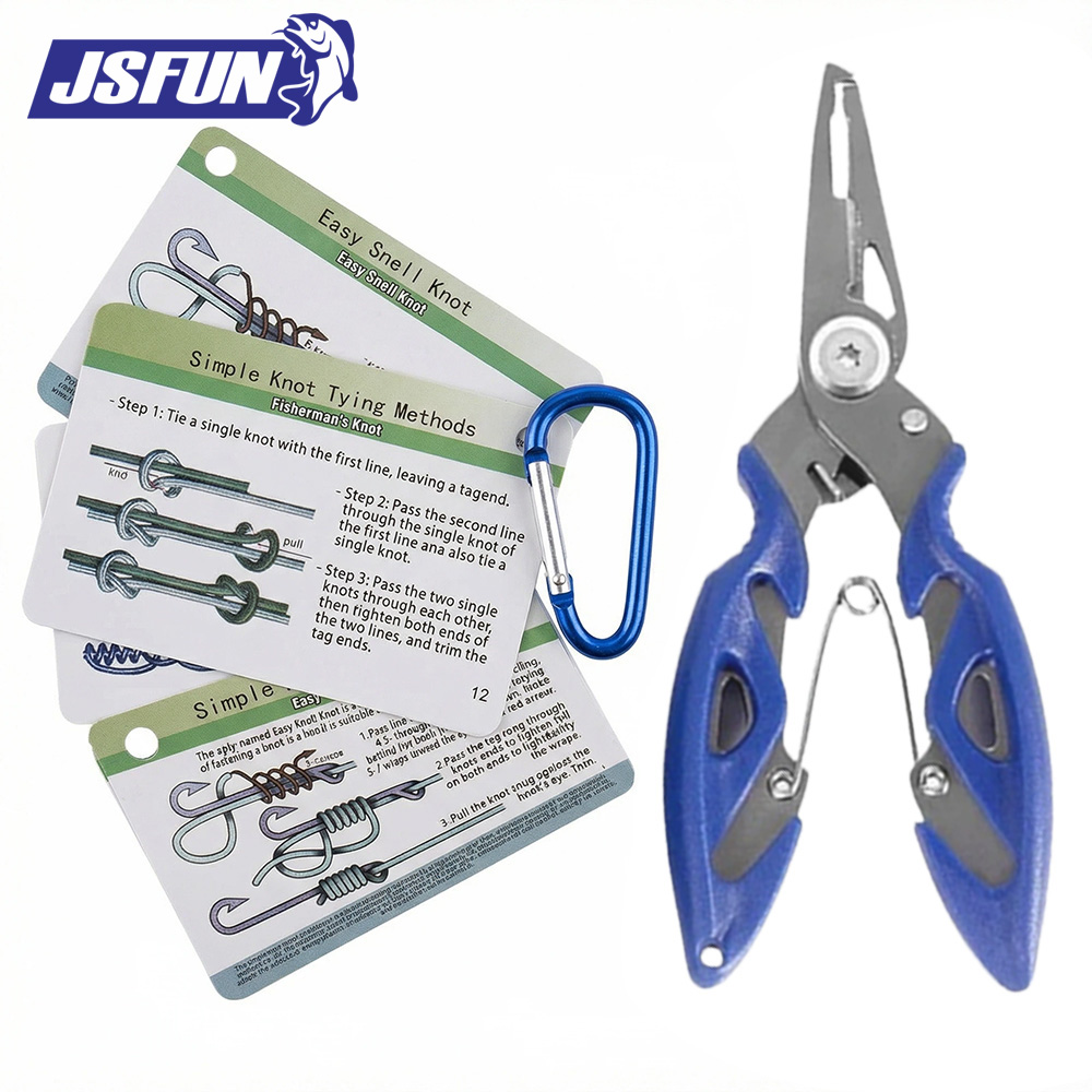 Fishing Equipment Kit - JSFUN Fishing Knots Pocket Guide with