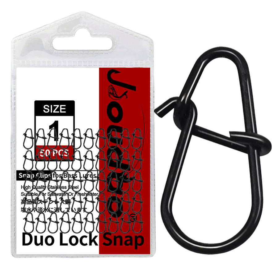 Fishing Equipment Hook - 50Pcs Crankbait Snaps Stainless Steel Duo