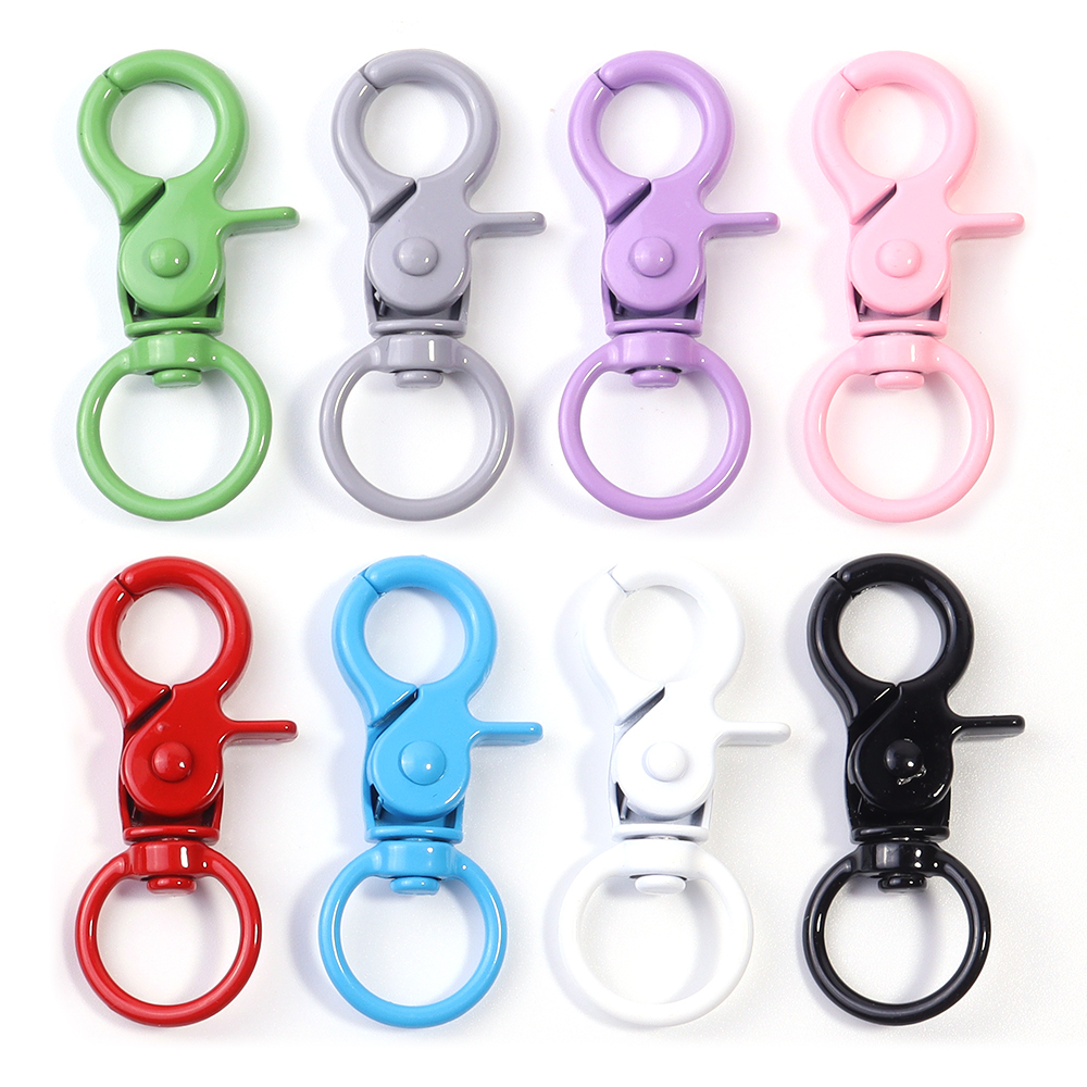 Fishing Swivel Connector - 5Pcs/Lot Colorful Swivel Lobster Clasp Hooks