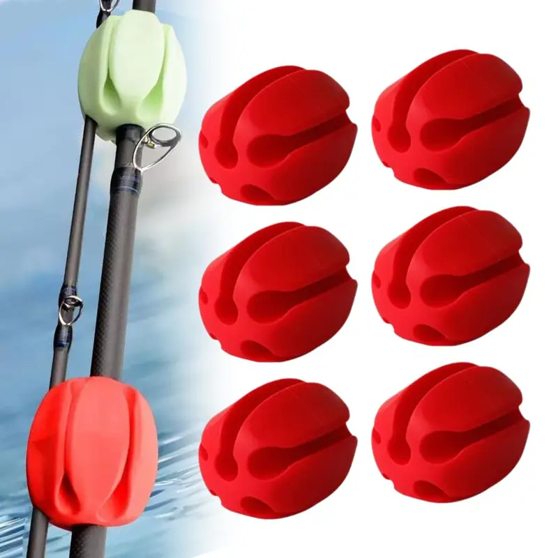 6-24Pcs Rod Protection Cover R - Fishing Equipment Holder incelemesi ve fiyatı