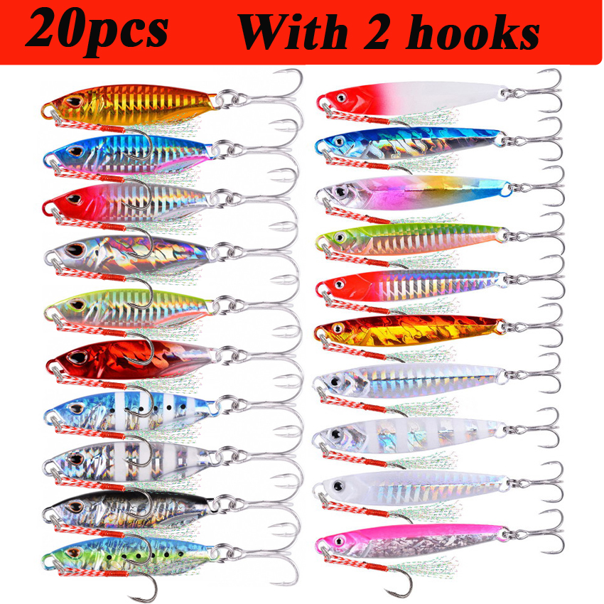20PCS Quality Metal Cast Jig S - Quality Fishing Equipment incelemesi ve fiyatı
