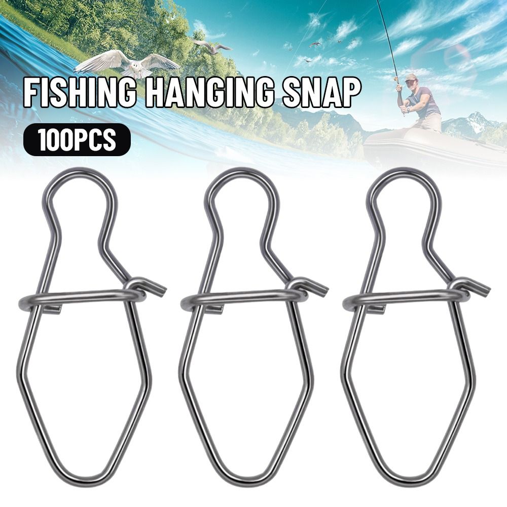 100pcs/lot nice Snap Fishing B - Fishing Equipment Hook incelemesi ve fiyatı