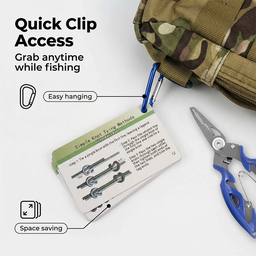 JSFUN Fishing Knots Pocket Gui - Fishing Equipment Kit incelemesi ve fiyatı