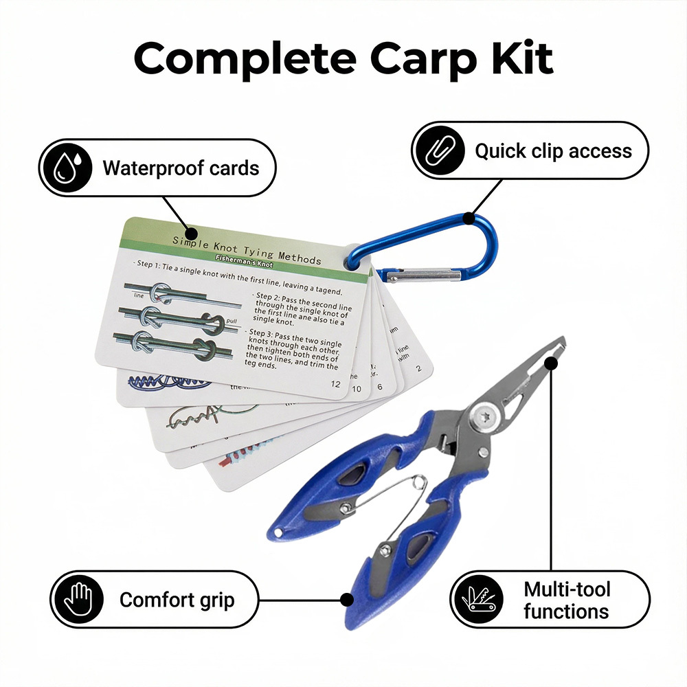 JSFUN Fishing Knots Pocket Gui - Fishing Equipment Kit incelemesi ve fiyatı