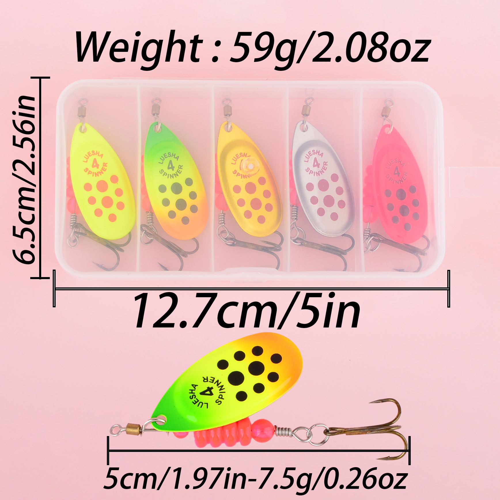 5PCS BOX FT New Metal Fishing  - Quality Fishing Equipment incelemesi ve fiyatı