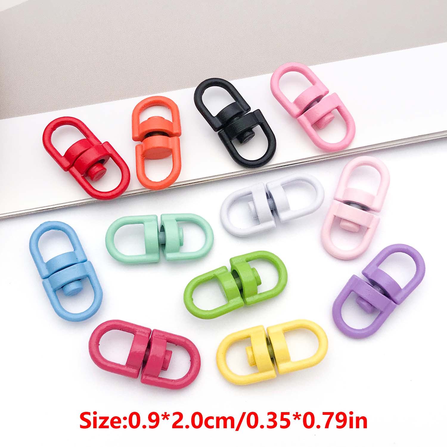 20pcs Metal Rotate Buckle Key  - Fishing Swivel Connector incelemesi ve fiyatı