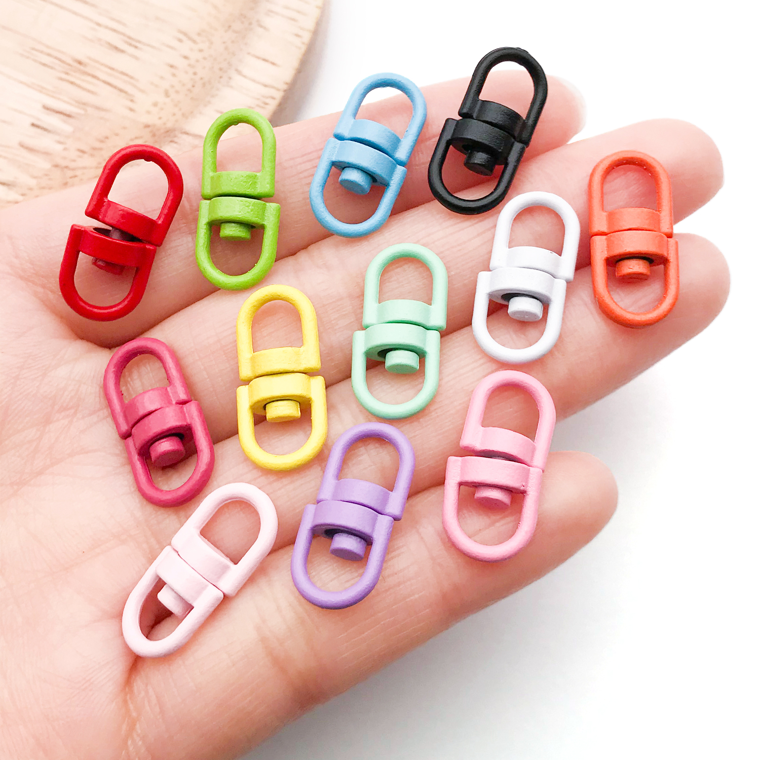 20pcs Metal Rotate Buckle Key  - Fishing Swivel Connector incelemesi ve fiyatı