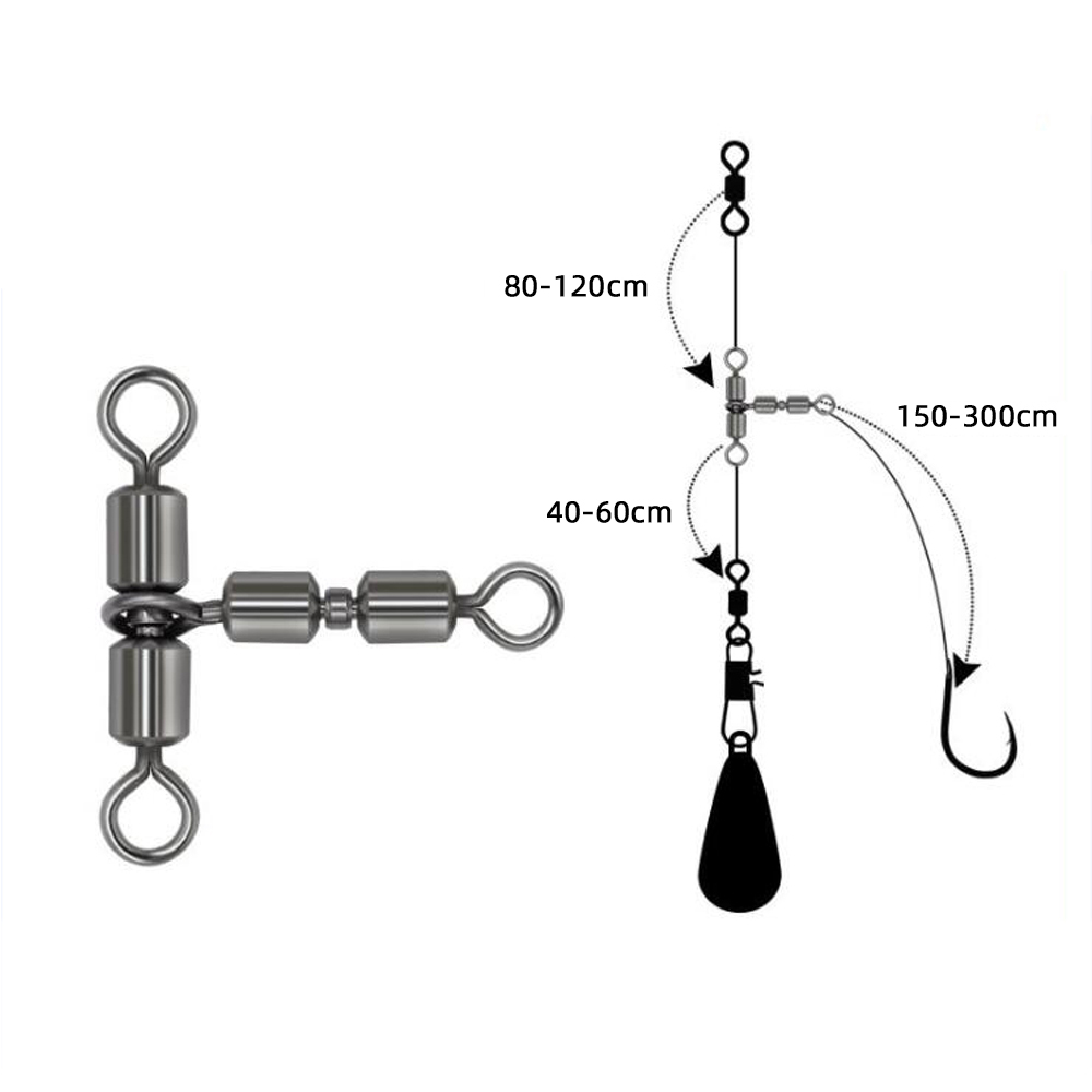 10PCS Double Fishing Rolling S - Fishing Swivel Connector incelemesi ve fiyatı
