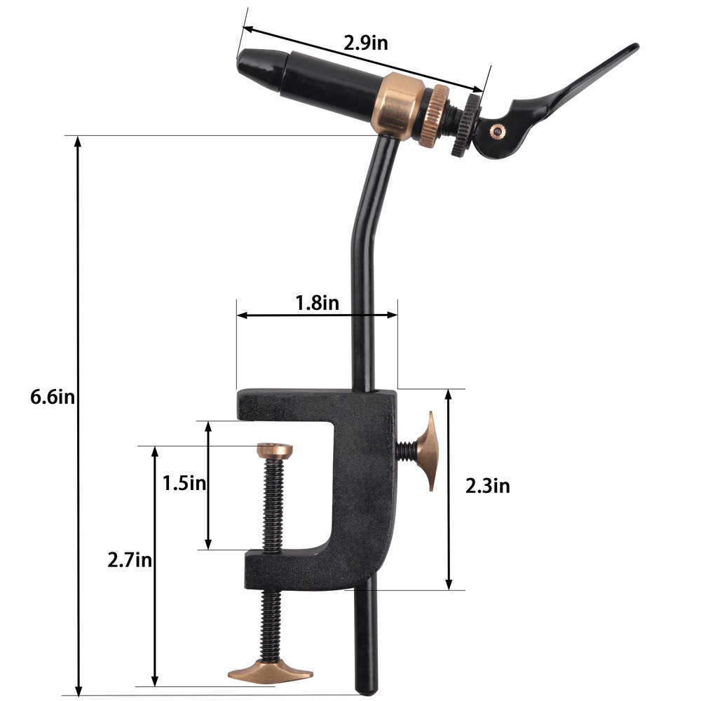 Rotary Fly Tying Vise Tool Saf - Fishing Equipment Kit incelemesi ve fiyatı