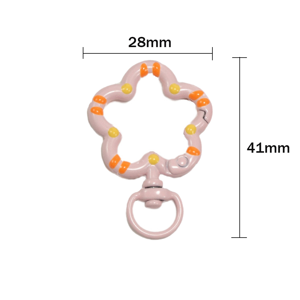 5pcs Flower Metal Lobster Claw - Fishing Swivel Connector incelemesi ve fiyatı