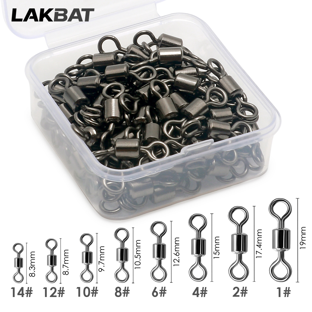 100PCS Stainless Steel Fishing - Fishing Swivel Connector incelemesi ve fiyatı