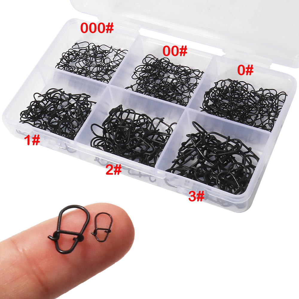 GOBAIT 100Pcs Black Stainless  - Fishing Swivel Connector incelemesi ve fiyatı