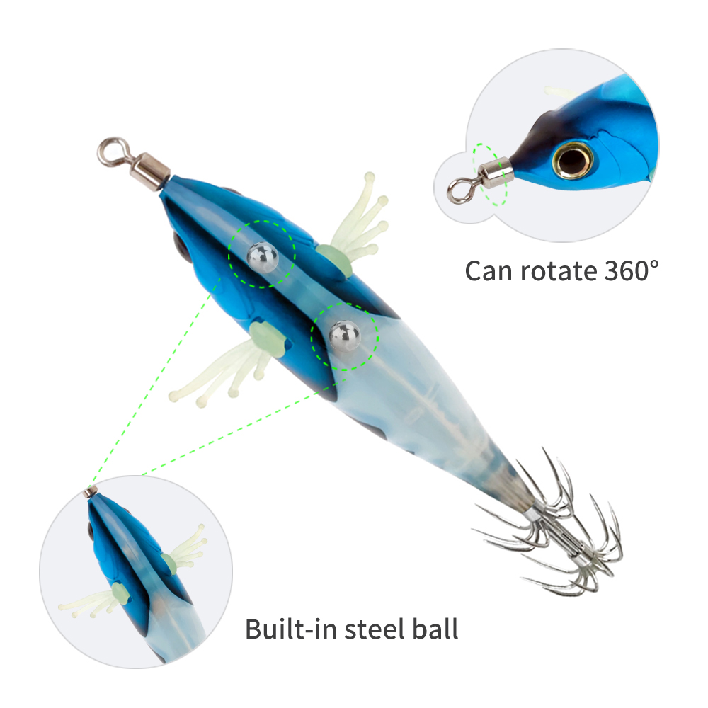 Squid Jig Lures 5.2g  8cm Salt - Quality Fishing Equipment incelemesi ve fiyatı