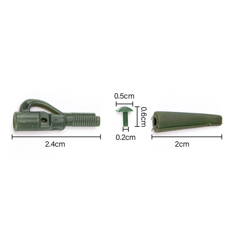 50Sets Mini Lead Clips & Tail  - Fishing Equipment Kit incelemesi ve fiyatı