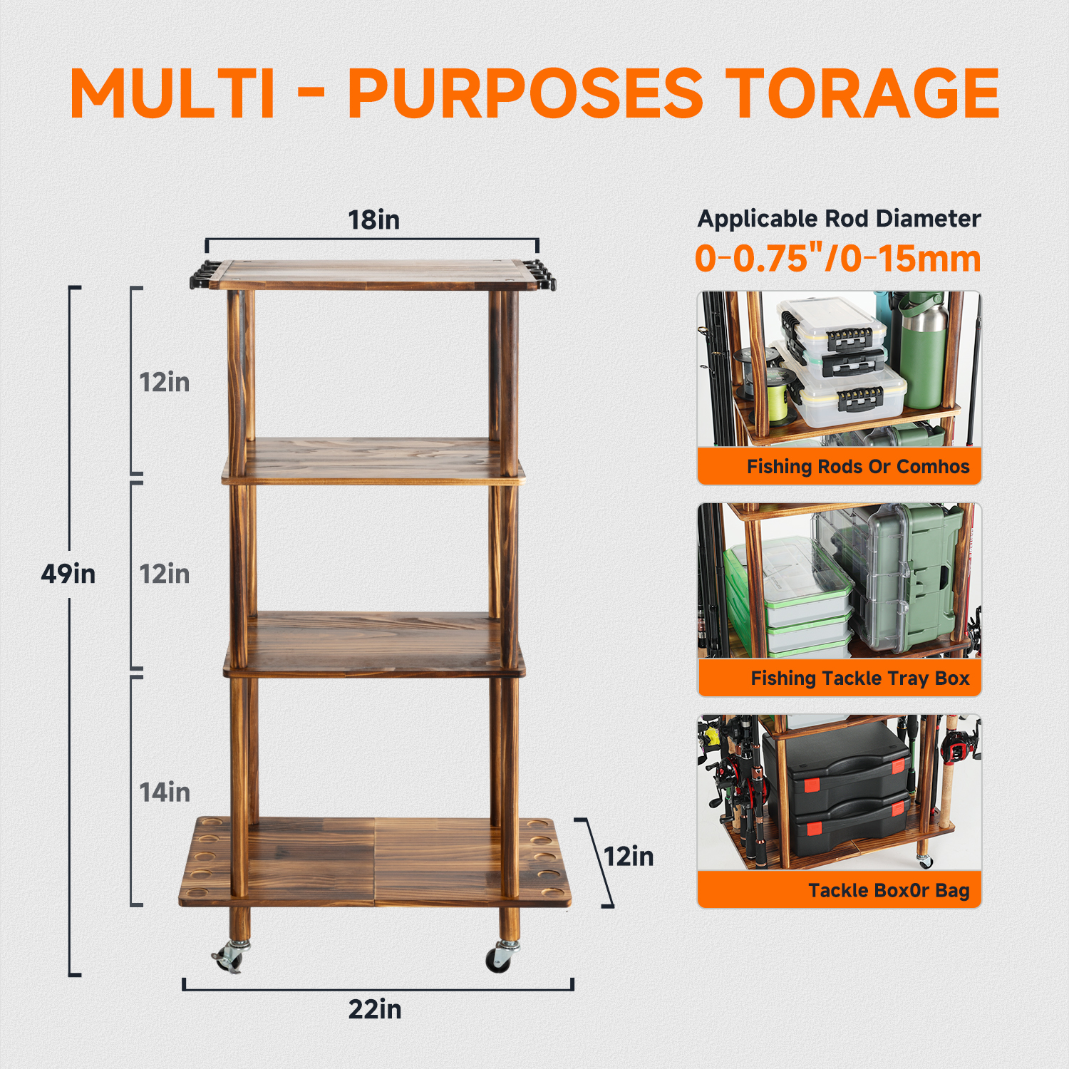 Cylindrical Floor Standing Fis - Fishing Equipment Holder incelemesi ve fiyatı