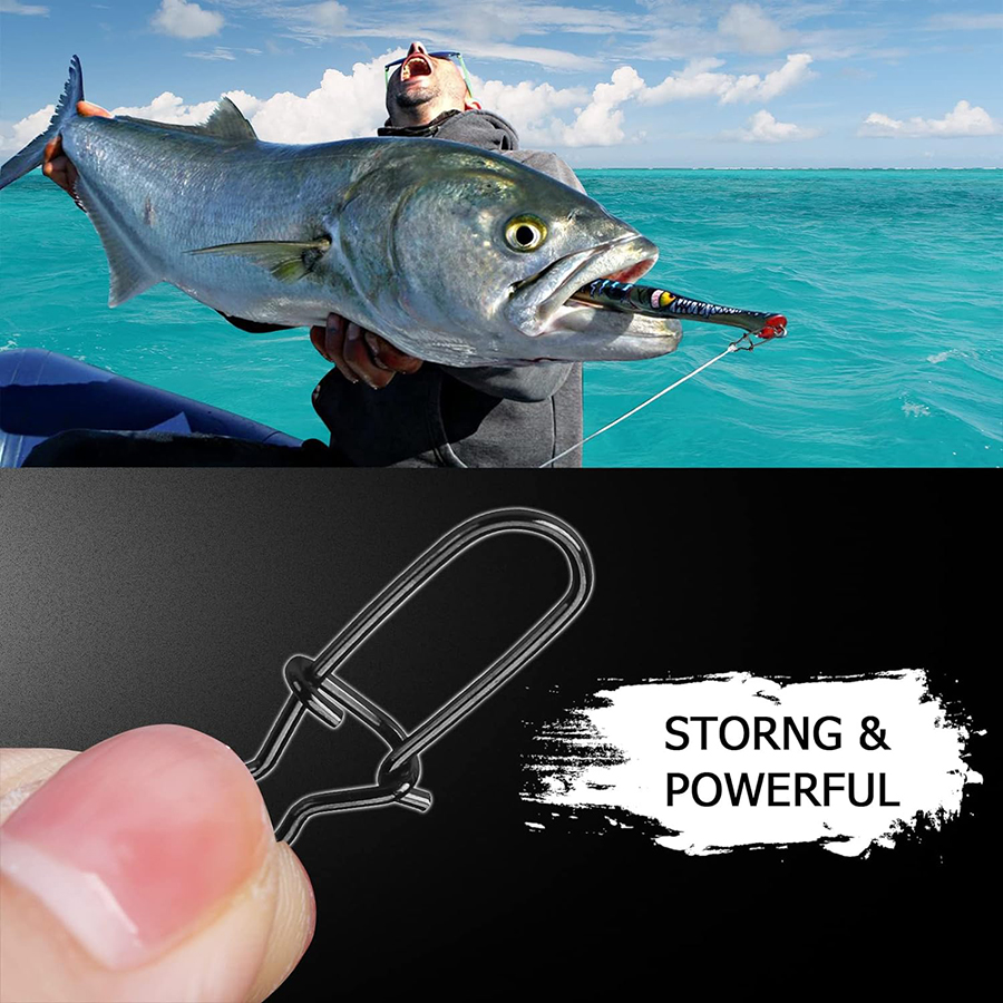 50Pcs Crankbait Snaps Stainles - Fishing Equipment Hook incelemesi ve fiyatı