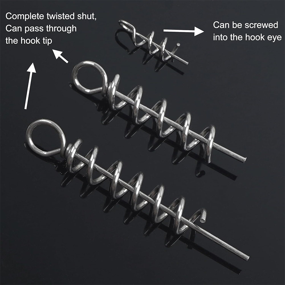 50Pcs Spring Twist Lock Fishin - Fishing Equipment Hook incelemesi ve fiyatı