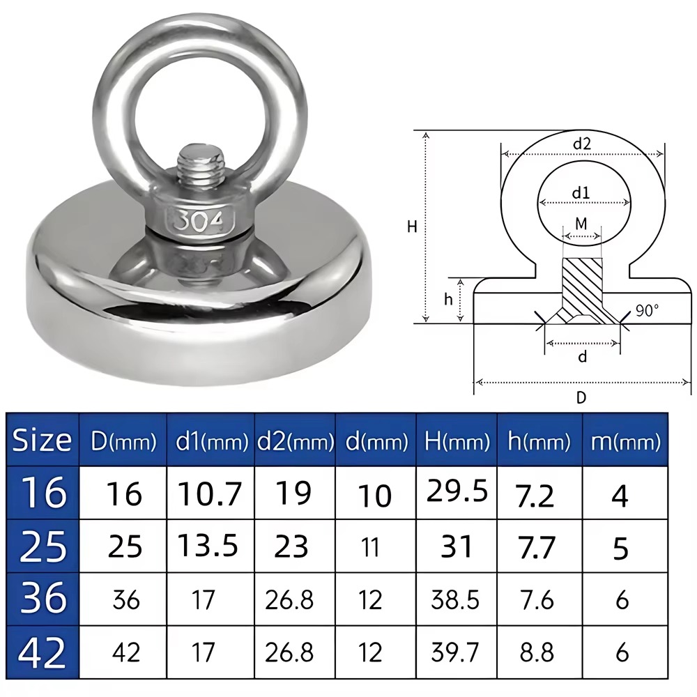 Fishing Salvage Neodymium Magn - Fishing Equipment Hook incelemesi ve fiyatı