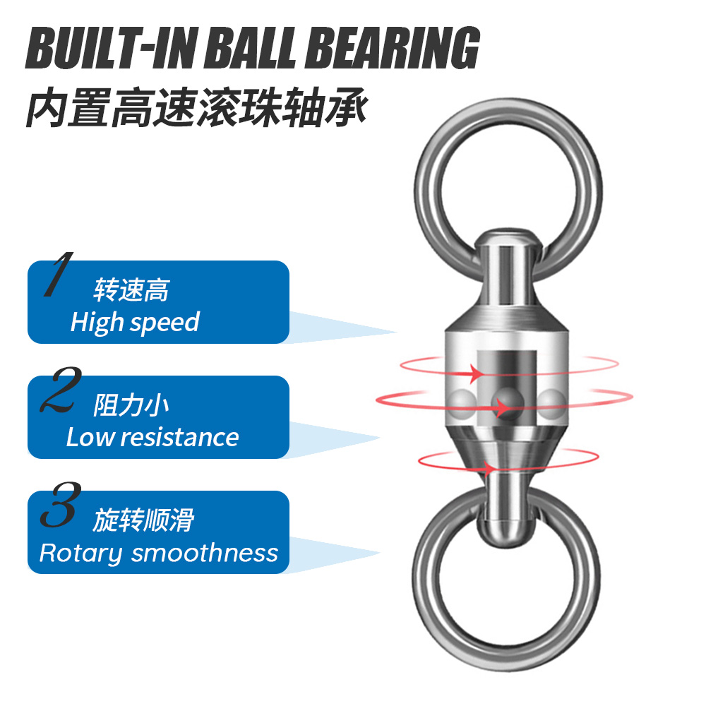 JIGGINGPRO Ball Bearing Swivel - Fishing Equipment Hook incelemesi ve fiyatı