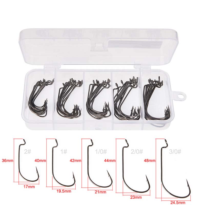 50Pcs/Box High Carbon Steel Fi - Fishing Equipment Hook incelemesi ve fiyatı