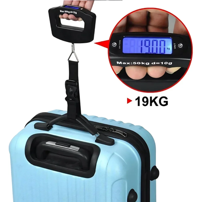 50kg/10g Travel Luggage Scale  - Fishing Equipment For Beginners incelemesi ve fiyatı