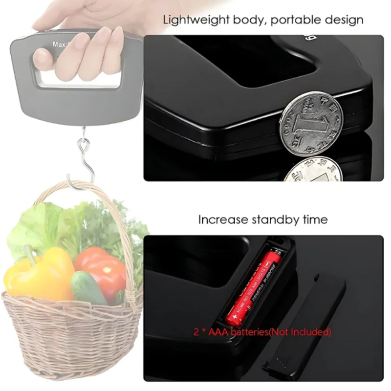 50kg/10g Travel Luggage Scale  - Fishing Equipment For Beginners incelemesi ve fiyatı