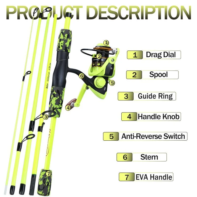 Sougayilang Portable 5 Section - Fishing Equipment Kit incelemesi ve fiyatı