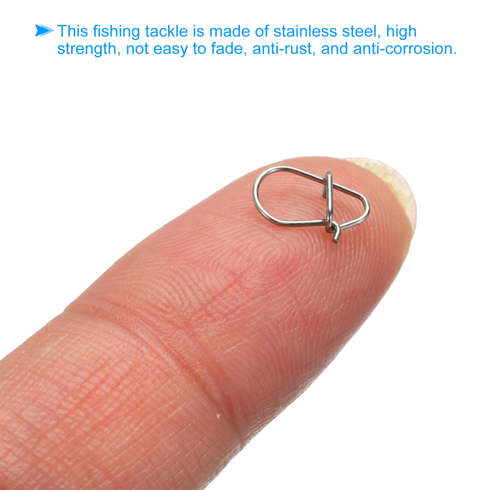 50pcs Stainless Steel Fishing  - Fishing Swivel Connector incelemesi ve fiyatı