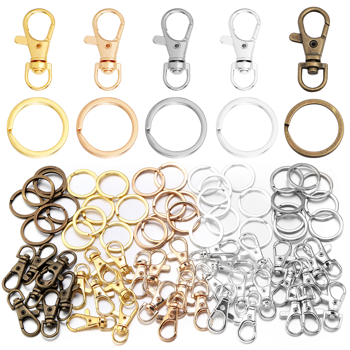 10Sets Alloy Swivel Lobster Cl - Fishing Swivel Connector incelemesi ve fiyatı