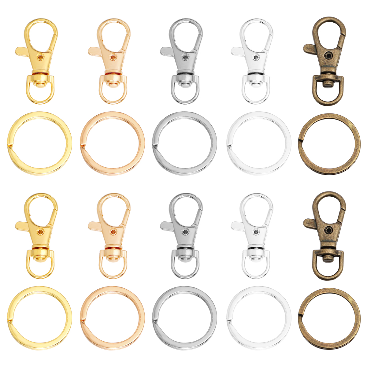 10Sets Alloy Swivel Lobster Cl - Fishing Swivel Connector incelemesi ve fiyatı