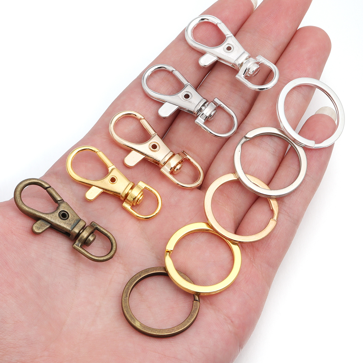 10Sets Alloy Swivel Lobster Cl - Fishing Swivel Connector incelemesi ve fiyatı